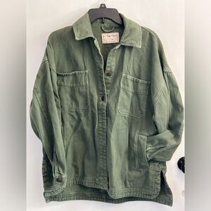 Free People Madison City Twill Jacket